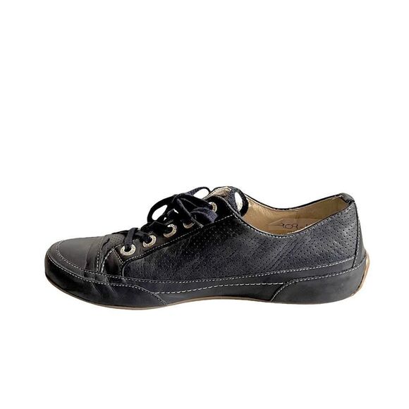 SEMLER SELECT Germany Blue Leather Lace Up Walking Sneaker Running Shoes 6.5 - Picture 4 of 11